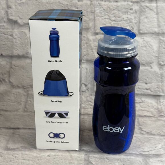 Ebay Branded Gift Pack Sport Water Bottle Satchel Bag Sunglasses Fidget Spinner - Picture 3 of 16